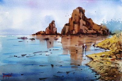 Reflexões da Costa Rochosa de Giorgio Gosti