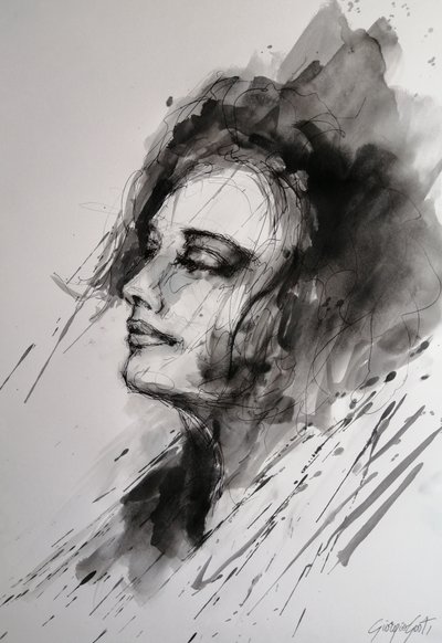 Mulher em contemplação de Giorgio Gosti