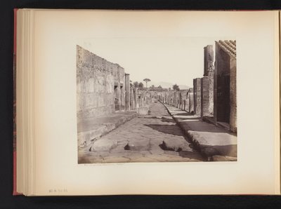 Gezicht op de Strada della Abbondanza te Pompeï, Italië
Strada della Abbondanza Pompeia (título sobre o objecto) de Giorgio Sommer (attributed to)