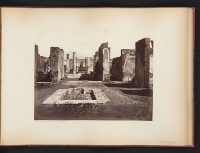 Vista das ruínas da Casa di Pansa em Pompeia, Itália
Casa di Pansa (Pompeia) (título sobre o objecto) de Giorgio Sommer (attributed to)