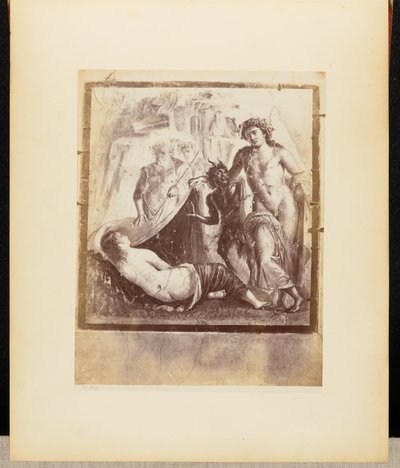 Baco fresco e Ariadne Pompeia de Giorgio Sommer