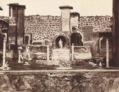 Casa de Marco Lucrécio, Pompéia Casa de Marco Lucrécio, Pompéia, c. 1870. de Giorgio Sommer