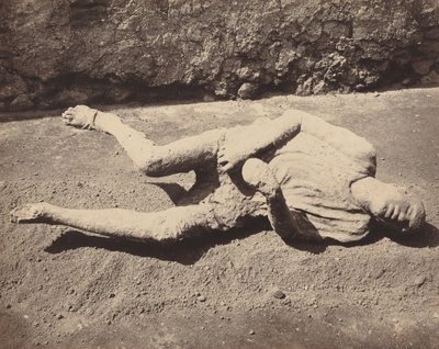 Impronte Umane, Pompei (Human Cast, Pompeii) de Giorgio Sommer