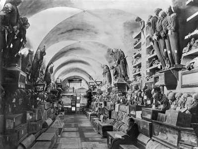 Múmias de catacumba de Palermo, Itália de Giorgio Sommer