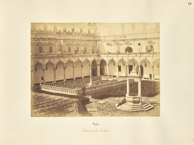 Nápoles. Interior do claustro de São Martinho. de Giorgio Sommer