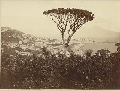 Nápoles, panorama do Vomero de Giorgio Sommer