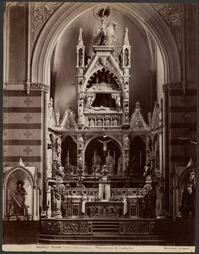 Nápoles S. Giov. Carbonara Monumento a Ladislau de Giorgio Sommer