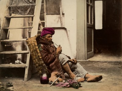 Vendas de rabanetes (rabanete) em Nápoles de Giorgio Sommer