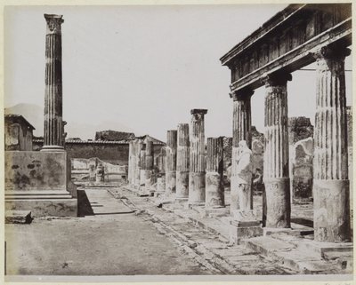 Templo de Vénus em Pompeia de Giorgio Sommer