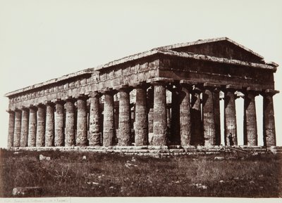 Templo de Netuno em Paestum de Giorgio Sommer