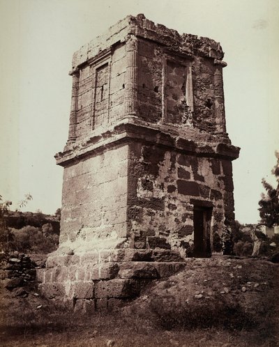 O Túmulo de Theron, Vale dos Templos, Agrigento de Giorgio Sommer