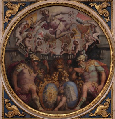 Alegorias dos bairros de San Giovanni e Santa Maria Novella, 1563-1565 de Giorgio Vasari
