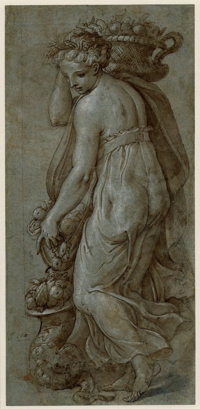 Alegoria da abundância. de Giorgio Vasari