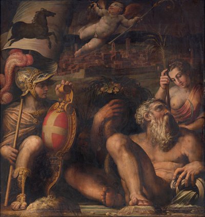 Alegoria de Arezzo, 1563-1565 de Giorgio Vasari