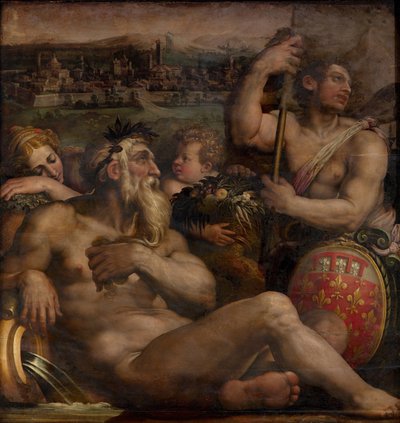 Alegoria de Prato, 1563-1565 de Giorgio Vasari