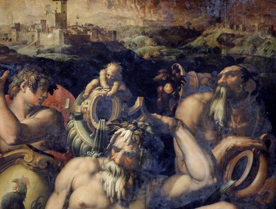 Alegoria da região de Chianti, Itália de Giorgio Vasari