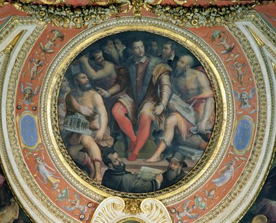 Cosimo I e seus artistas, da Sala di Cosimo I (ver também 274607) de Giorgio Vasari