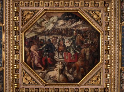 Derrota dos venezianos em Casentino de Giorgio Vasari