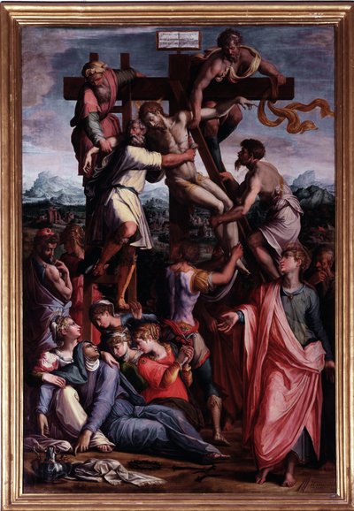 Deposição (óleo sobre tela) de Giorgio Vasari