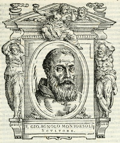 Retrato de Giovanni Angelo Montorsoli, Vasari 1568 de Giorgio Vasari