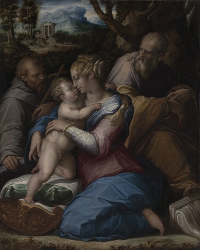 A Sagrada Família com São Francisco de Giorgio Vasari