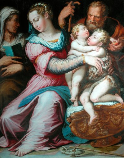 Sagrada Família com São João de Giorgio Vasari