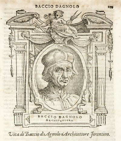 Milão, Biblioteca Braidense, Vite de piv excellent, Giorgio Vasari 1568, 38 Giuliano di Baccio d