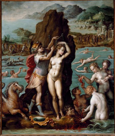 Perseu Andrómeda libertadora de Giorgio Vasari