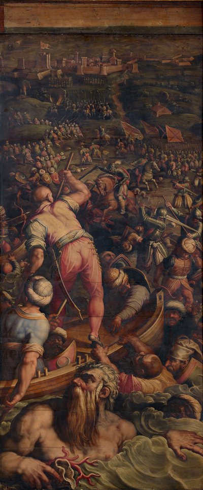 Rota dos turcos em Piombino, 1563-1565 de Giorgio Vasari