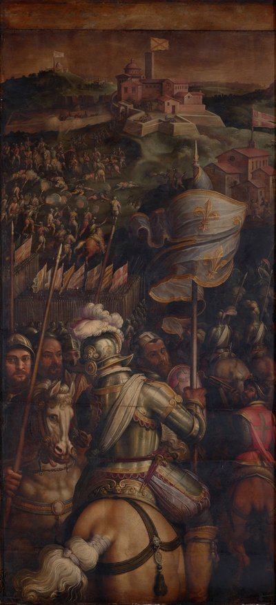 A captura da fortaleza de Monastero, 1563-1565 de Giorgio Vasari