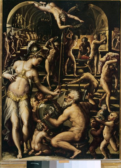 A Frágua de Vulcano de Giorgio Vasari