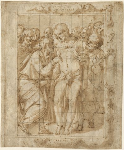 A Incredulidade de São Tomás, c.1556-57 de Giorgio Vasari