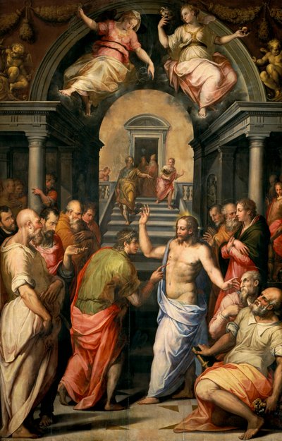 A Incredulidade de São Tomás, 1572 de Giorgio Vasari