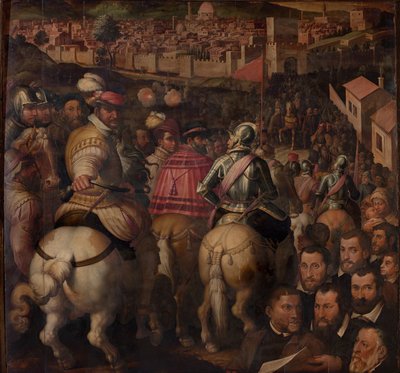 Triunfo da guerra contra Siena, 1563-1565 de Giorgio Vasari