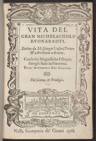 Vida do grande Michelagnolo Buonarroti de Giorgio Vasari