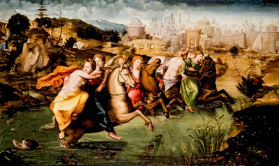 A travessia do rio Tibre (pintura) de Giorgio di (1500 1559) Giovanni