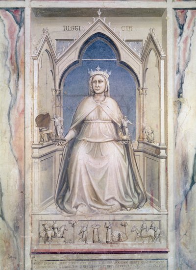 Alegoria da Justiça, c.1305 (afresco) de Giotto di Bondone