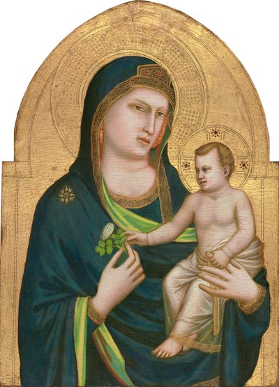 Madonna com criança de Giotto di Bondone