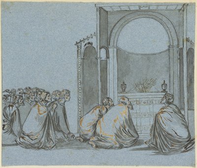 Oração para o florescimento das varas de Giotto di Bondone