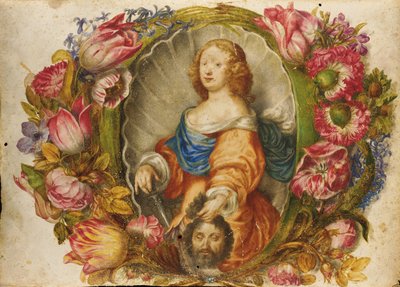 Retrato da Grã-duquesa Vittoria della Rovere como Judith de Giovanna Garzoni