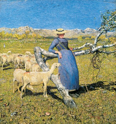 Alto Noon nos Alpes de Giovanni Segantini