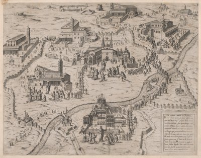 Speculum Romanae Magnificentiae: As Sete Igrejas de Roma Le Sette Chiese di Roma, 1575., 1575. de Giovanni Ambrogio Brambilla.