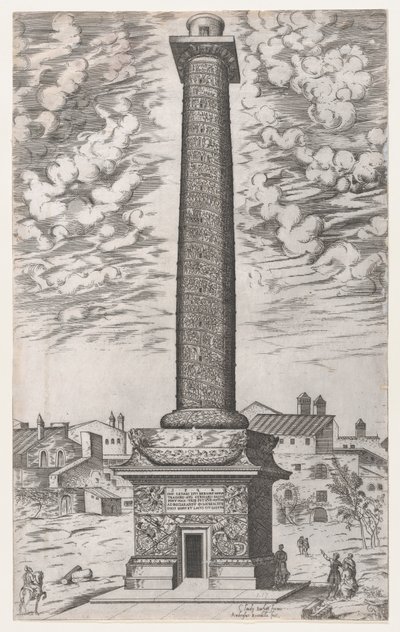 Espelho da magnificência romana: Coluna de Trajano, 1581-86., 1581-86 de Giovanni Ambrogio Brambilla