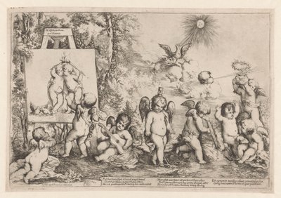 Alegoria com putti de Giovanni Andrea Podesta