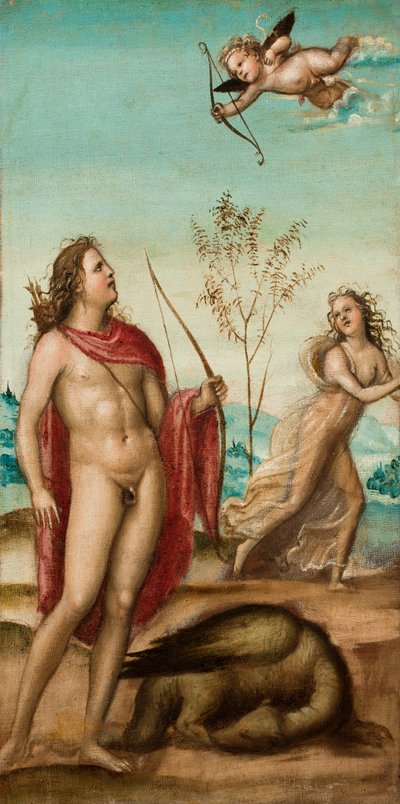 Apollo e Daphne, depois de 1500 (óleo sobre tela) de Giovanni Antonio Bazzi Sodoma