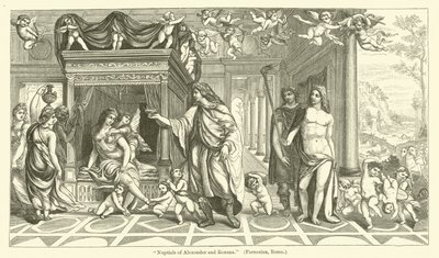 Núpcias de Alexander e Roxana de Giovanni Antonio Bazzi Sodoma