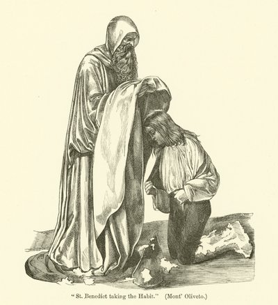 São Bento tomando o hábito de Giovanni Antonio Bazzi Sodoma