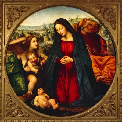 A Sagrada Família, de Giovanni Antonio Bazzi, conhecida como Sodoma (1477-1549) de Giovanni Antonio Bazzi Sodoma