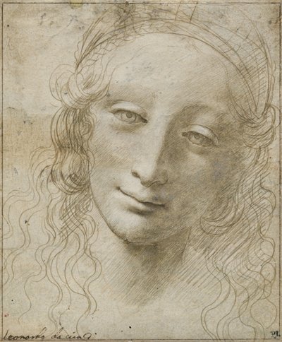 Cabeça de uma mulher de Giovanni Antonio Boltraffio