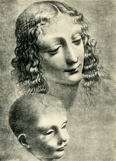 Chefes da Virgem e do Menino, c1492-1494, 1943. de Giovanni Antonio Boltraffio